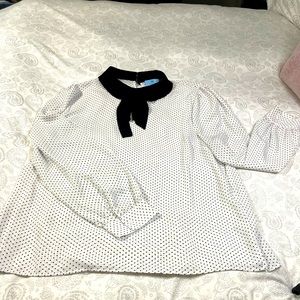 CeCe Polka Dot Blouse
